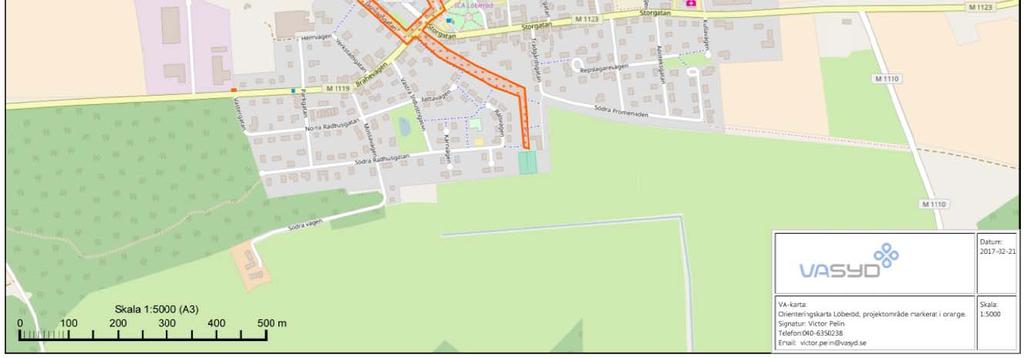 Åtgärder som har genomförts under året Åtgärder för att säkra drift och kontrollfunktioner Ledningsnät Projekt Järnvägsgatan Löberöd Projektering och upphandning har skett under 2017.