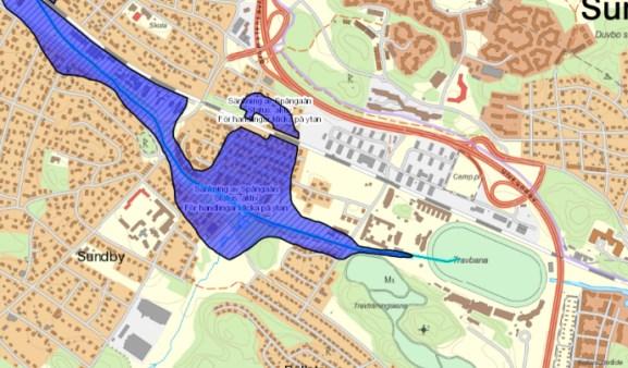 Sida 14 (36) stor del av föroreningsbelastningen på Bällstaån kommer från dagvattnets innehåll av näringsämnen och miljöfarliga ämnen.