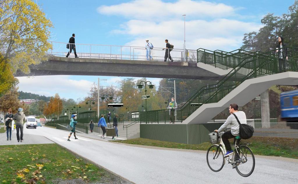 Upprustning av Saltsjöbanan, Fisksätra station 13 (24) Genom utvidgningen av stationen kommer