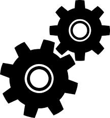 2. Kugghjulspussel hjul som samverkar Kugghjul i olika storlekar*, bottenplatta med piggar för kugghjulen*,