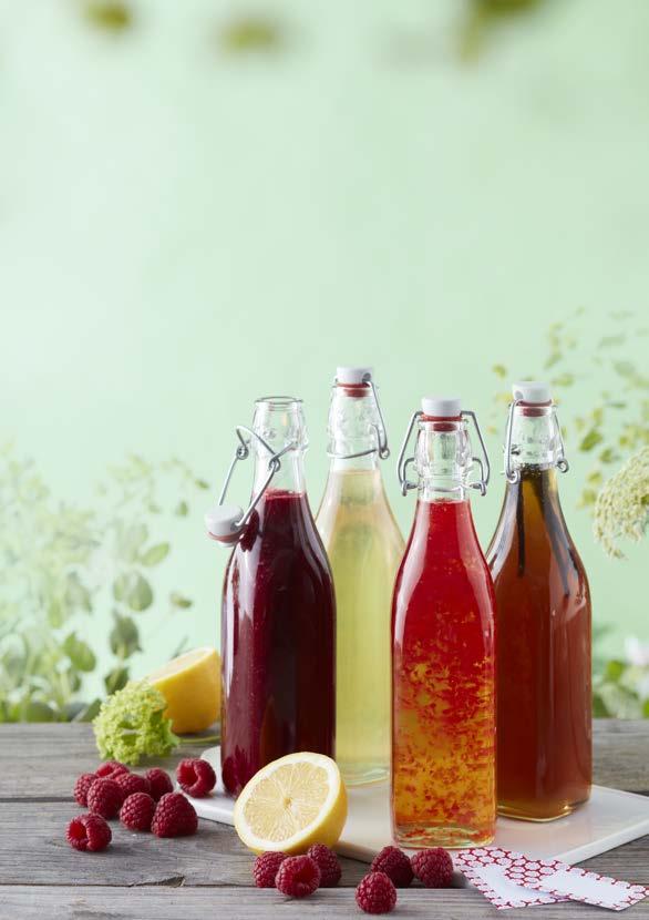Sirap för alla smaker Gör din egen goda sirap! Här är några varianter som passar till allt från yoghurt- och glasstopping till dressingar och att smaksätta drinkar. 1 liten glasflaska. Tid: 25 min.