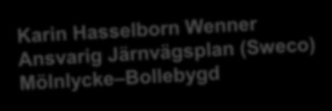 Pågående arbete med järnvägsplan Mölnlycke