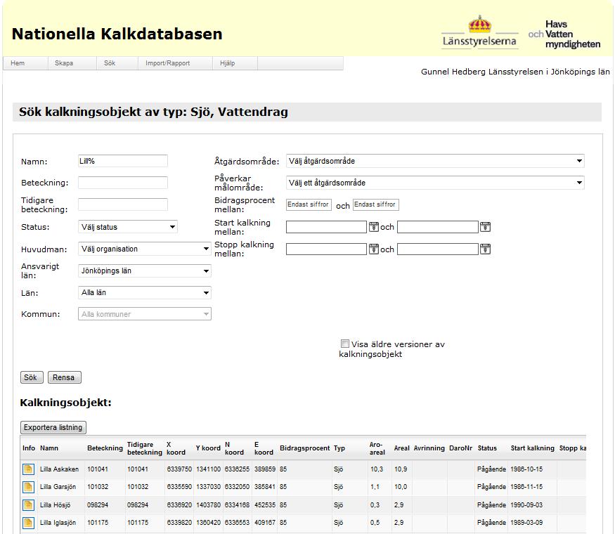 Ta fram ett objekt genom att trycka på Info-knappen.