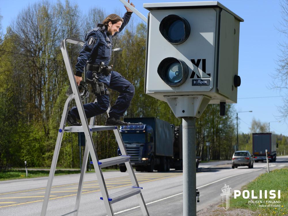 Polisens Facebook-uppdatering på första april nådde
