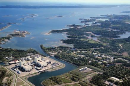 På området för bergupplaget anläggs sedimentationsdammar för lakvattnet från upplaget.