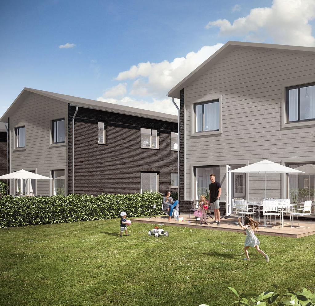 Villa Kamomill, 166 kvm Villa Kamomill är en gedigen tvåplansvilla med plats för den stora familjen.