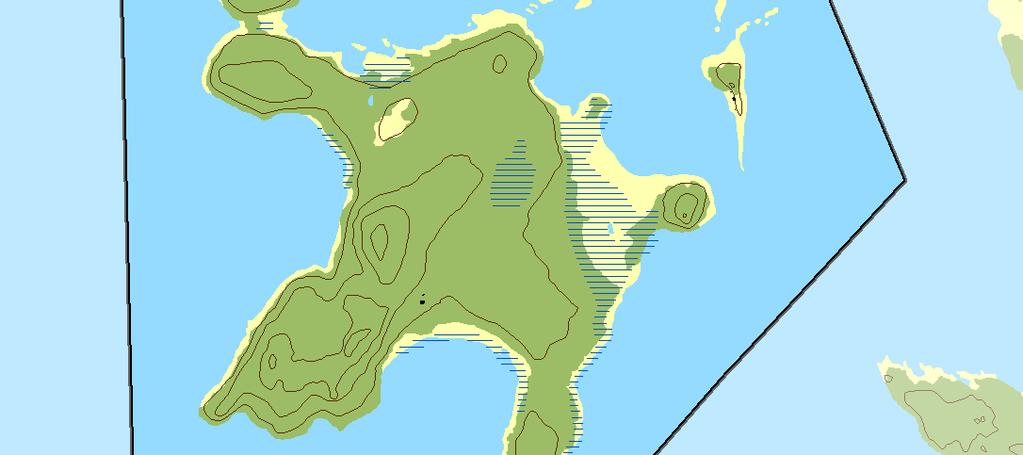 "- "- "- Gräns för naturreservatet Befintliga