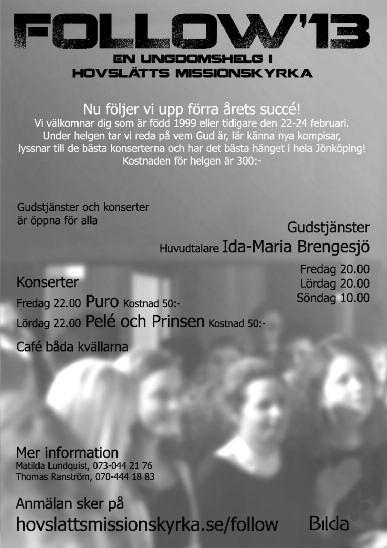 Välkommen till SMU i Hovslätt! Skattkammaren 4-13 år Ett fartfyllt och spännande program med drama, sång, musik och andra kul aktiviteter. Söndagar kl. 9.45-11.