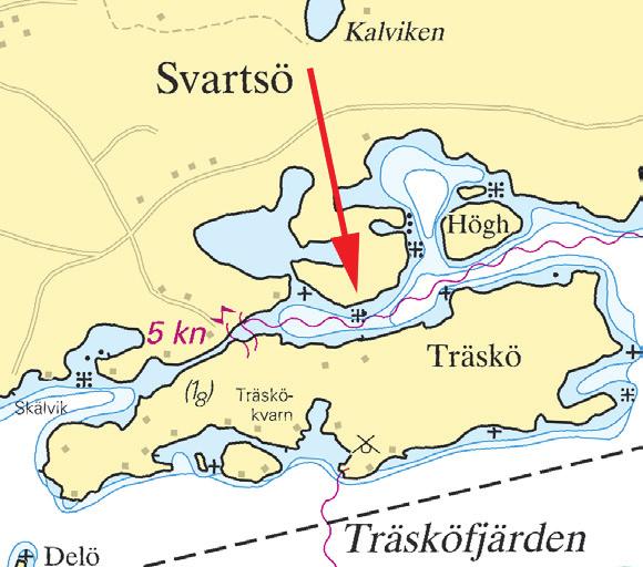 6 Norra Östersjön / Northern Baltic * 8621 Sjökort/Chart: 612 Sverige. Norra Östersjön. Stockholms skärgård. Svartsö. Träskö. Bränning.