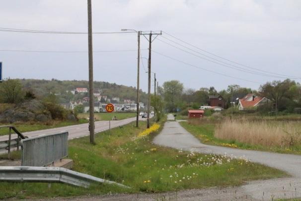 1 Karaktär och målpunkter Kongahällavägen fungerar idag både som uppsamlingsgata för angränsande bostadsområden och som genomfartsled.