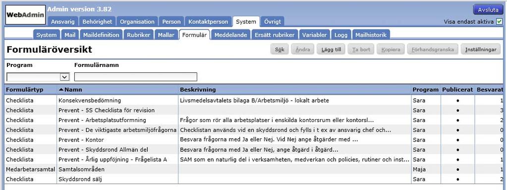 Skriv sedan själva uppgiften i fältet under Lägg till uppgift och klicka på knappen Spara uppgift. Lägg ev till fler. Lägg sedan till resurser och spara på liknande sätt.