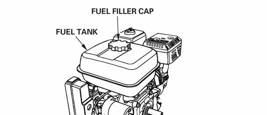 Motorns avgaser innehåller giftig kolmonoxid. Kör inte motorn utan god ventilation, och kör aldrig inomhus. Motorn och avgassystemet blir mycket heta under drift.