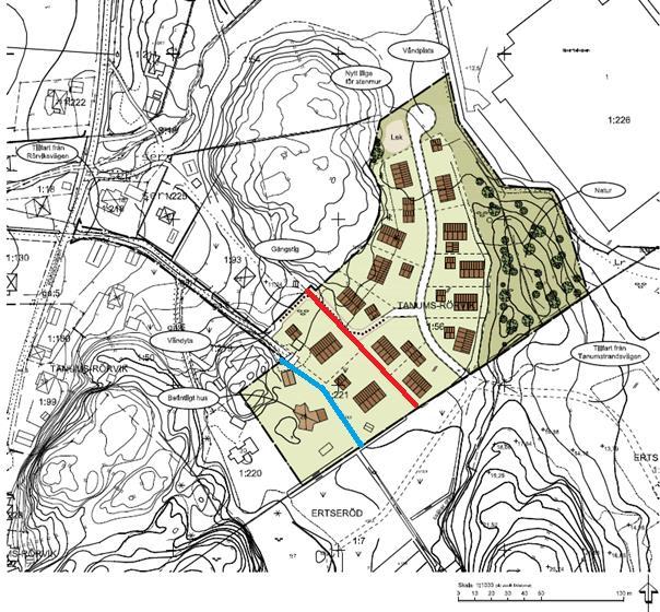 5.2 Geotekniska förhållanden för område Tanums-Rörvik 1:221 och Ertseröd 1:4 5.2.1 Tanums-Rörvik 1:221 (Område A) De geotekniska undersökningarna visar att det översta lagret utgörs av mulljord med en mäktighet på 0,3 m utom i borrhål 17GS01 samt 17GS09.