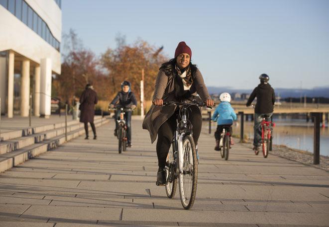 Mål Kommunfullmäktige antog 2008 målsättningen att andelen resor som görs med kollektivtrafik, cykel eller till fots tillsammans ska utgöra minst 65 procent av alla resor för boende inom Umeå tätort