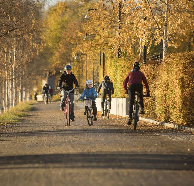 Foto: Fredrik Larsson. Innehåll Sammanfattning...5 Begreppsförklaringar...6 Ett program för ökad cykling...7 Utmaningar...11 Insatsområden...14 Ökad samverkan och samsyn.