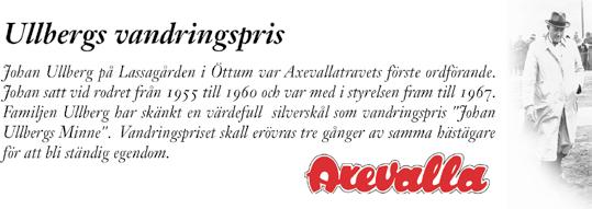Start : LOPP 9 Bankod 08 b Ullbergs Minne -åriga och äldre lägst.00 kr. 0 m. Autostart. Pris: 00.000-0.000-.000-.00-8.00- (.00)-(.00) kr. Hederspris till segrande hästs ägare och körsven.