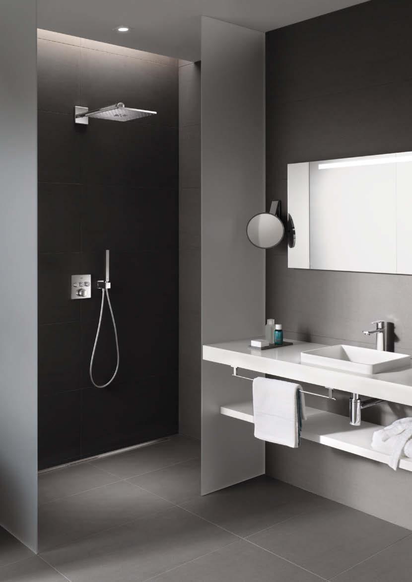 GROHE SMARTCONTROL UTFORMAD FÖR OPTIMAL STYRNING: