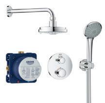 34 741 000 Grohtherm Cube Perfekt duschset Rainshower Allure 230 + handdusch