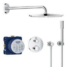 34 732 000 Grohtherm rund Perfekt duschset Rainshower Cosmo 210 + handdusch