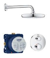 34 734 000 Grohtherm fyrkantig Perfekt duschset Rainshower Cosmo 210 +