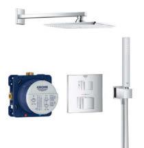 Grohtherm fyrkantig Perfekt duschset Tempesta 210 34 729 000 Grohtherm