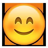 kombination. Det finns möjlighet att infoga många olika typer av emoticoner, både ansiktsuttryck och symboler som illustrerar aktiviteter eller föremål.