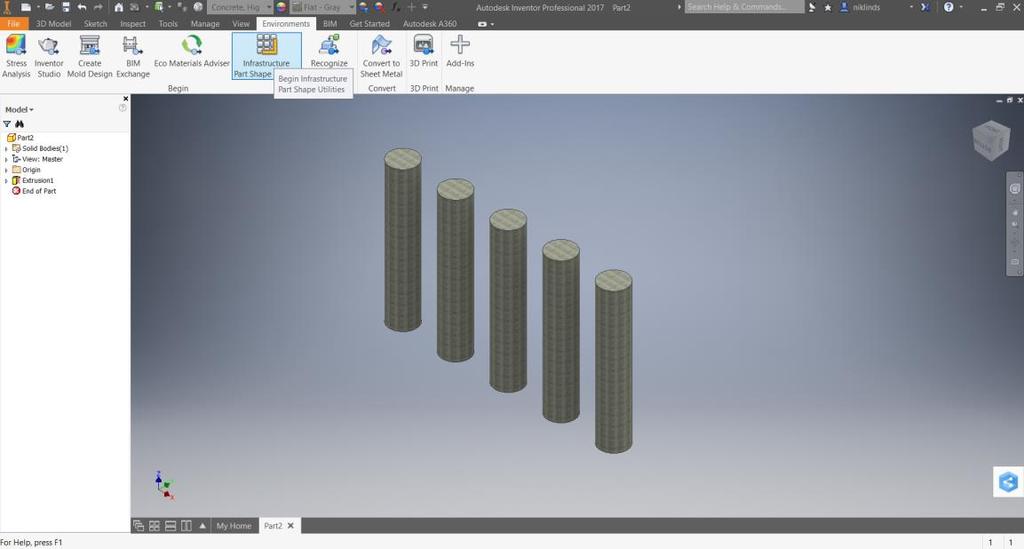 Inventor Pro eller LT till.ipt, vilket är ett parametriskt modellfilsformat. Figur 1.