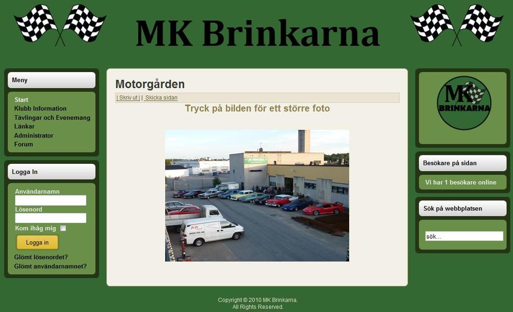 6. Resultat 6.1 Startsidan - Modern webbapplikation Vid starten av projektet efterfrågade kunden en modern webbapplikation som användare i olika åldrar kan använda sig av.