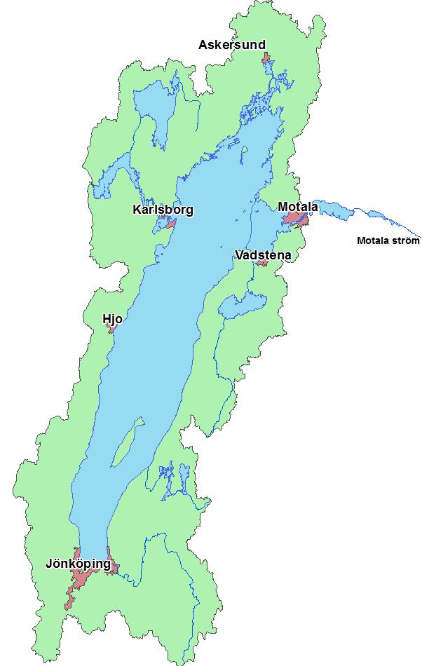 4 Vättern Vättern ligger i en förkastningssänka i jordskorpan och är därför långsträckt med branta strandlinjer och stort djup. Det stora djupet gör att vattnet är kallt.