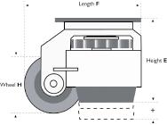 1335867 Övre plåt 750 375 Ratt 95 x 95 70 x 70-11 120 + 12 142 95 75 1 1335868 Skaft 750 375 Ratt 0 64AF - M16 x