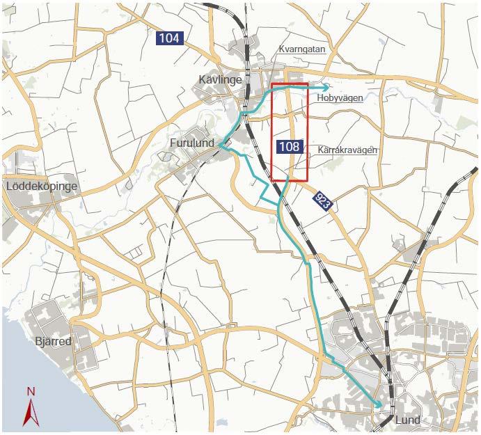 3 (6) Åtgärden omfattar upprättande av vägplan, bygghandling, projektering och byggnation. Avtalet avser åtgärder i anläggningar som Trafikverket och Kävlinge kommun äger och ansvarar för.