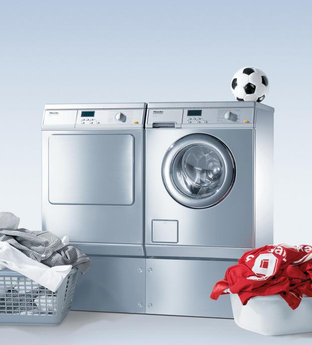 Mieles tvättmaskiner och torktumlare är mycket enkla att använda och har anpassade program för sportkläder.