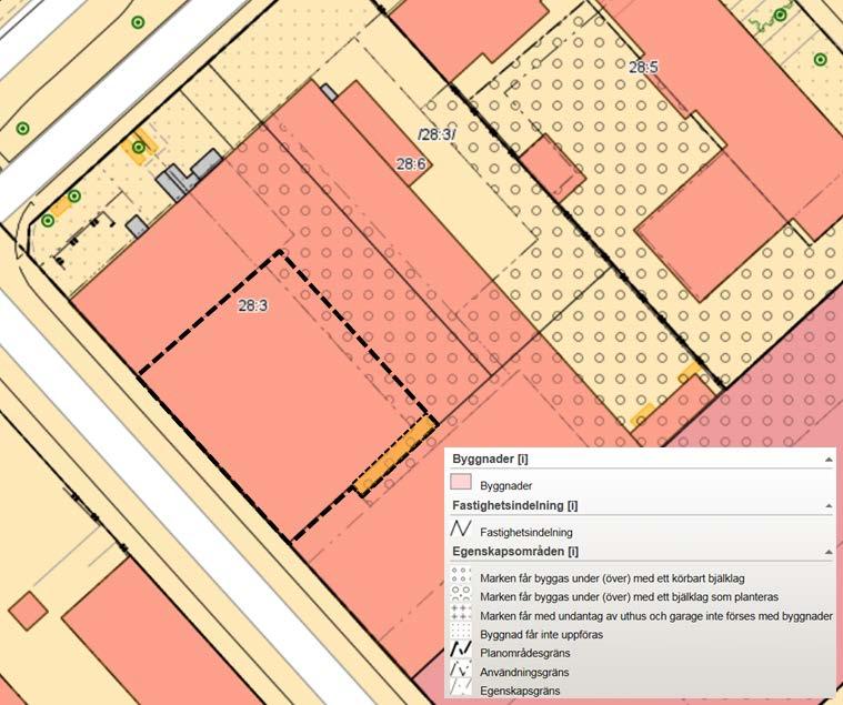 Naturmiljö Planområdet är helt bebyggt och saknar naturmiljö. Offentlig och kommersiell service Inom fastigheten finns ett flertal verksamhetslokaler.