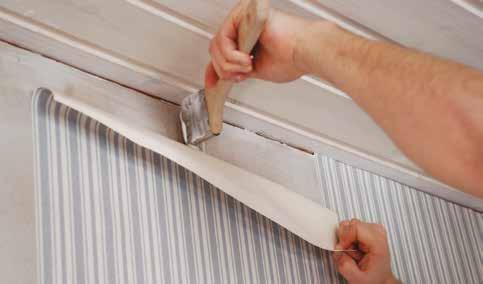 WallPaper För papperstapeter och vissa strukturtapeter. Lätt att applicera, bra vidhäftning. Åtgång 4 m 2 /l STB-kod Roller, pensel eller maskin Artikelnr.
