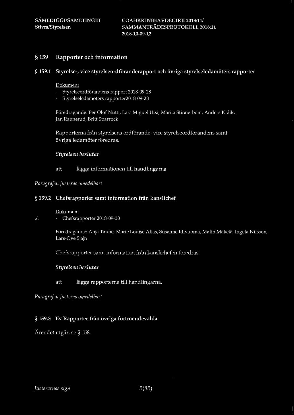 159 Rapporter och information 159.
