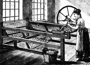 spinnarna hemma Spinning Jenny gjorde
