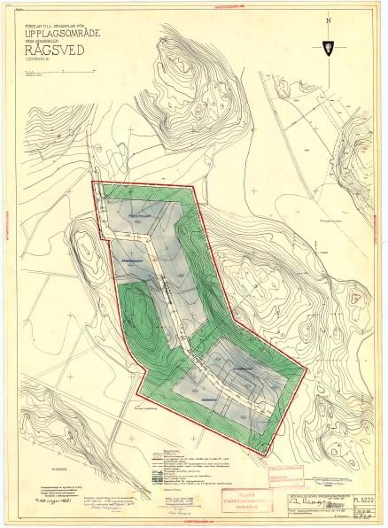 Sida 4 (11) Detaljplan Pl 5222 antagen 1958 anger området för upplagsändamål samt bebyggelse med en högsta höjd om 6m. Planen anger även tillfartsväg (nuvarande Snösätragränd) från Snösätravägen.