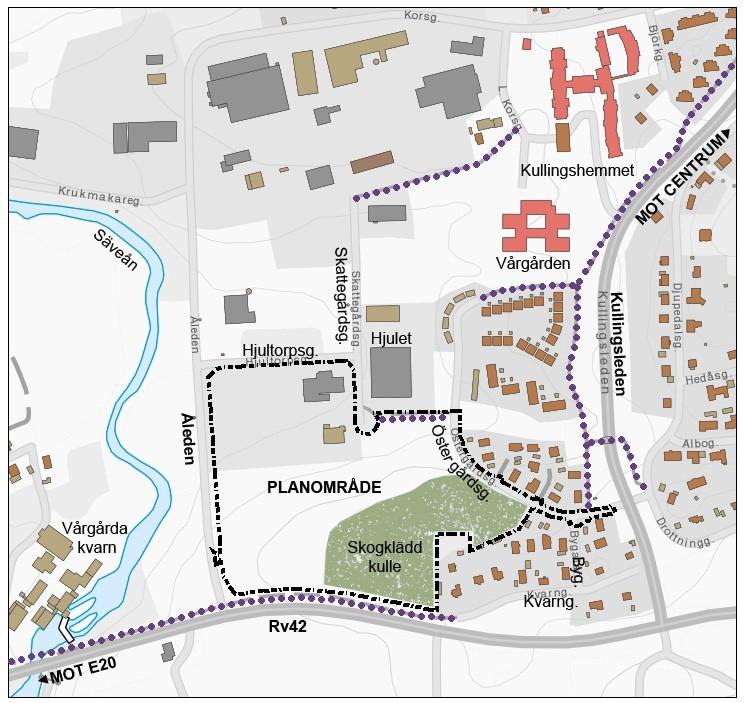 Inledning Planens syfte och huvuddrag Planens syfte och huvuddrag är att: Möjliggöra nya bostäder i Vårgårda tätort där färdig infrastruktur finns liksom offentlig och kommersiell service.