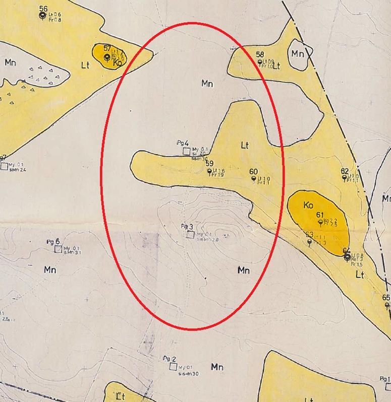6 Geotekniska förhållanden En geoteknisk undersökning genomfördes 1976-12-30 (akt 68).