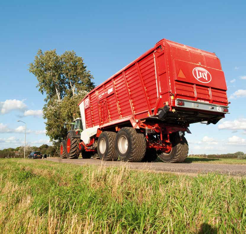 Högpresterande chassi för upp till 31 ton Tyngre laster och höga körhastigheter det begärs mycket av en uppsamlingsvagns chassi.