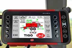 lely TIGO ISOBUS enklast möjliga användning Den nyutvecklade ISOBUS-datorn ombord är nu standard på alla Tigo PR- och Tigo XR-modeller.