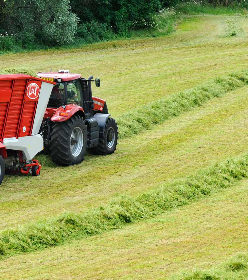 lely TIGO Bra genomflöde av gröda för optimal lastningskapacitet En smidig drivlina
