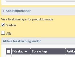 Sida 18 (18) Behörigheter till Sesam LMN I Sesam förskrivs flera olika typer av hjälpmedel. Som användare har du behörighet till A.