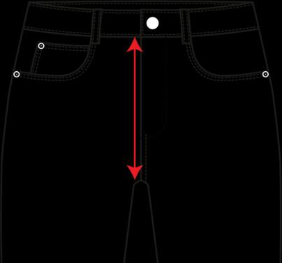 LENGTH MEASUREMENTS Inside leg seam M03