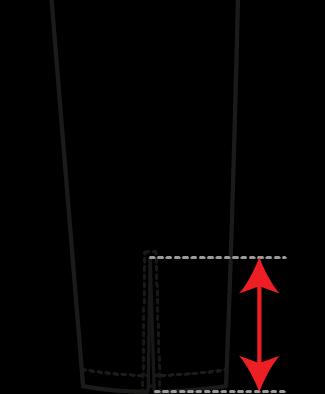 width W05 Dart length