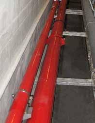 Rören kan också göras med slät insida, vilket förhindrar att kondensvatten blir liggande i ett torrörsystem. Den typen av system används i tunnlar där man räknar med minusgrader under en del av året.