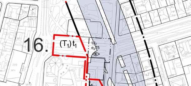 Servicetunnel Skår Valt alternativ i detaljplanerna för järnvägstunneln Nordligt alternativ Övrigt studerat alternativ Sydligt alternativ För att undvika intrång i fornlämning har läget för en