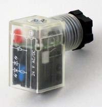 att använda kabelhuvud utrustat med LED indikering för enkel översikt och felsökning samt med