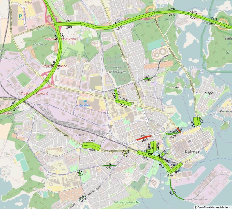 ett fåtal kommunala mätningar