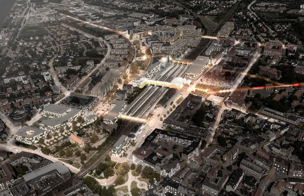 Ramprogram Aktuellt planområde ingår i ramprogram för Lund C, upprättat 2015-03-10. Övergripande visionsbild ur ramprogram för Lund C.